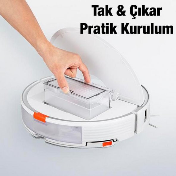 Coofbe 2 Adet Roborock S7, T7S, T7S Plus ve G10 Robot Süpürge Filtresi, Yıkanabilir, Filtre Seti - 2
