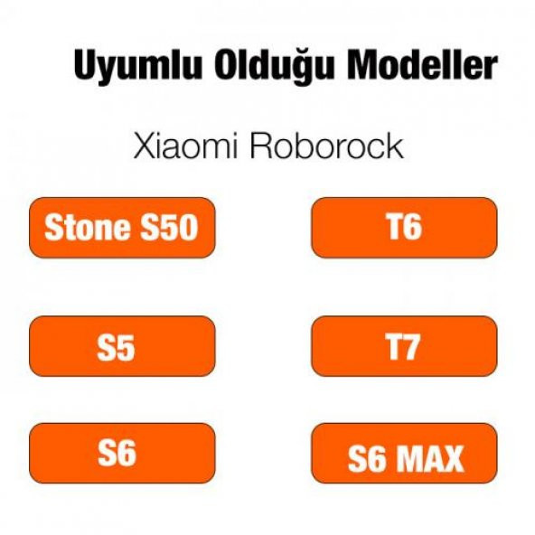 Coofbe Roborock Stone S50, T6, T7, S5, S6,  S5 Max Robot Süpürge Ana Fırçası, Yıkanabilir Fırça - 3