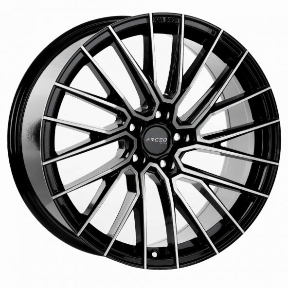 ARCEO-ASW02-26 8.5x19"-5x112 ET45 73.1 Black Diamond Jant (4 Adet)