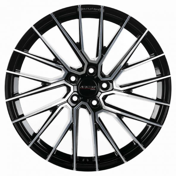 ARCEO-ASW02-26 8.5x19"-5x112 ET45 73.1 Black Diamond Jant (4 Adet) - 2