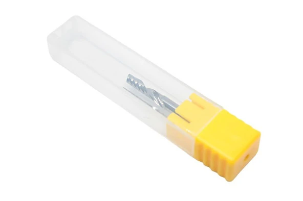 Gravür Tek Kenarlı Freze Bıçağı Spiral Akrilik Kesme 2x8mm