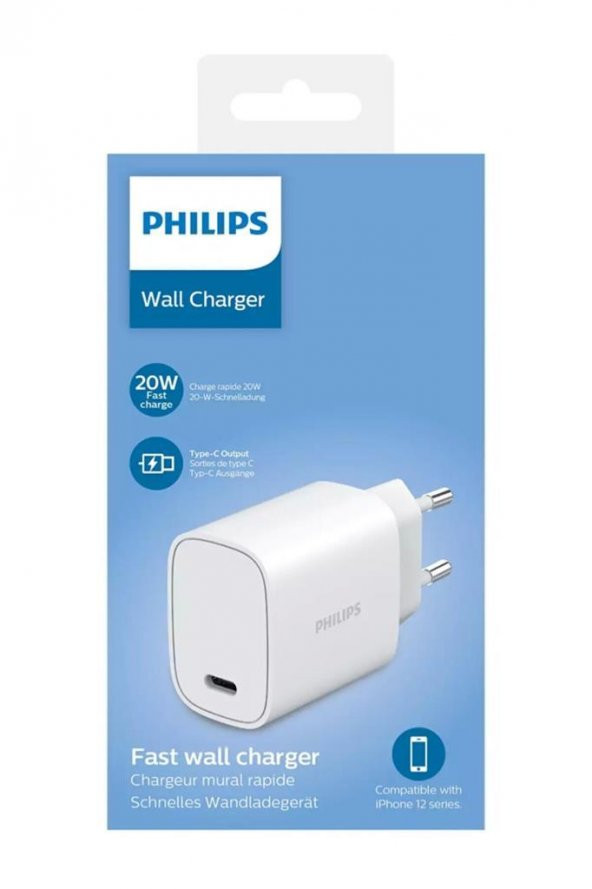 Philips DLP4329C İphone 12 Uyumlu 20w Pd Şarj Adaptörü - 2