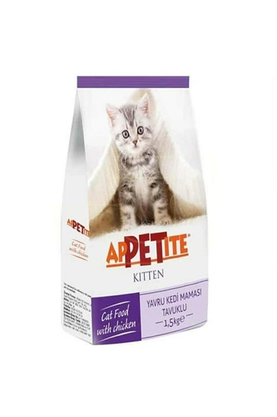 Appetite Tavuklu Yavru Kedi Mamasi 1,5kg