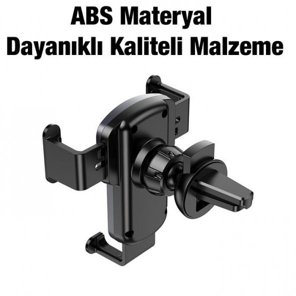 Coofbe Araç İçi Havalandırma Girişli Titremez Telefon Tutucu, Gravity Minimalist Yerçekimi Tutucu - 2