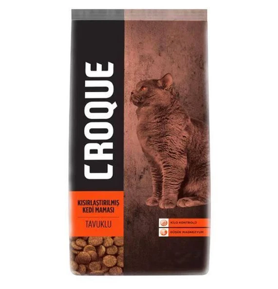 Croque Tavuklu Kısırlaştırılmış Kedi Mamasi 1,5 Kg