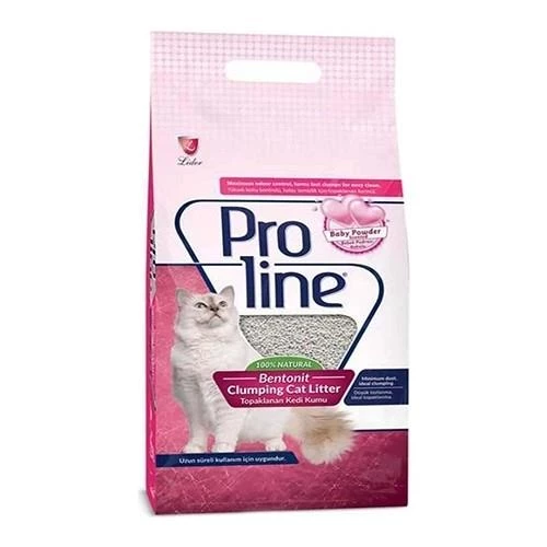 Proline Bentonit Pudralı İnce Kedi Kumu 20 LT