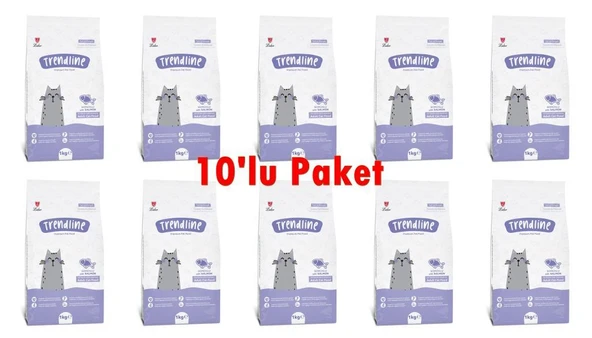 Trendline Somunlu Yetişkin Kedi Maması 1 Kg 10 Adet