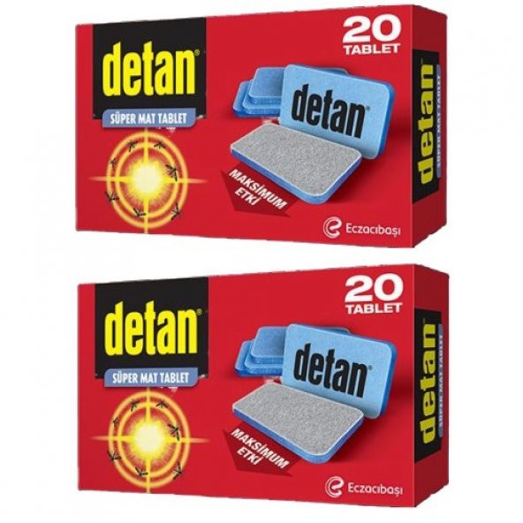 Detan Süper Mat Tablet Sinekkovan 40 Gece