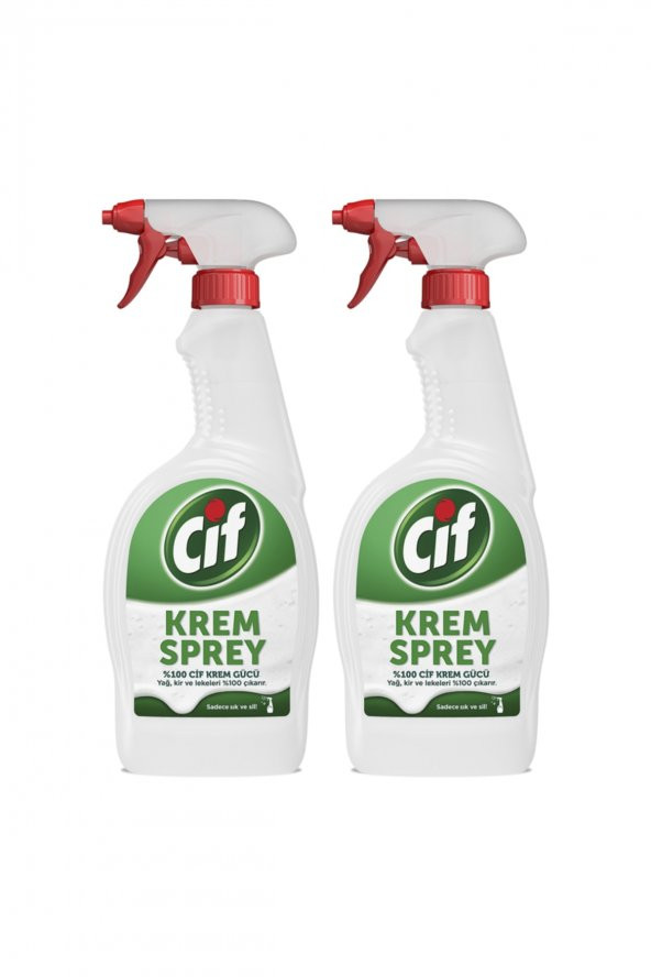 Cif Krem Sprey 100 Krem Gücü 750 Ml X2 - Resim 2