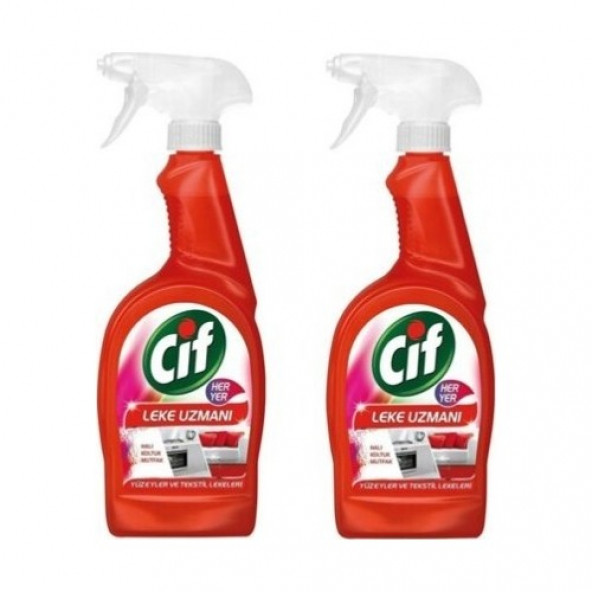 Cif Sprey Krmzı Heryer 750 ml 2 Adet