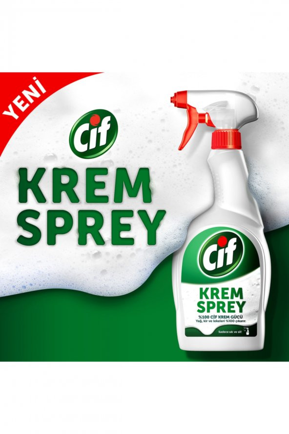 Cif Krem Sprey Krem Gücü 750 ml X3 - 3