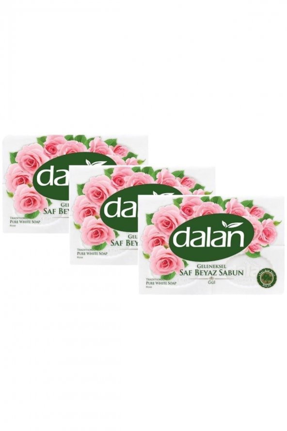 Dalan Banyo Sabu Saf Sabun Gül 3 X 600 Gr