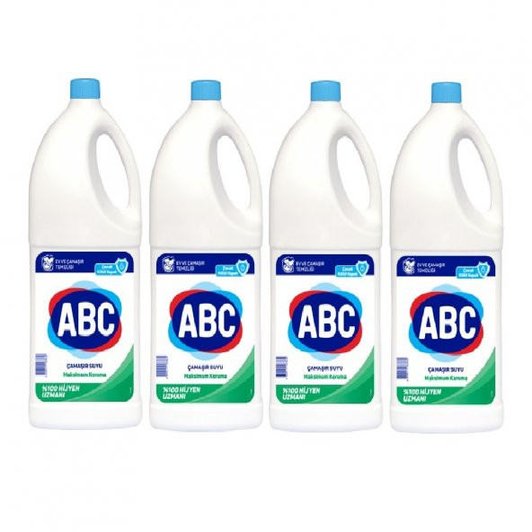 Abc Çamaşır Suyu Maksimum Koruma 2 Kg x 4 Adet