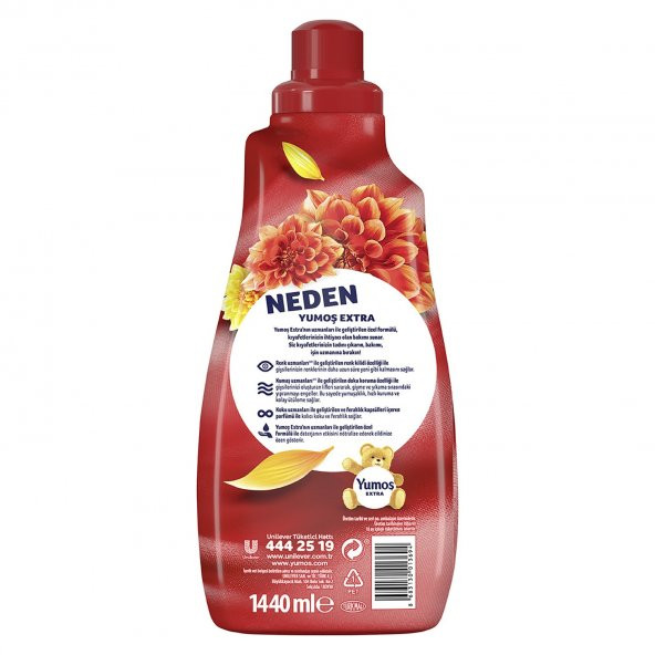 Yumoş Extra Çamaşır Yumuşatıcısı Amber 1440 ml X 2 Adet - 3