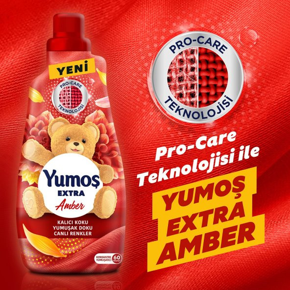 Yumoş Extra Çamaşır Yumuşatıcısı Amber 1440 ml X 2 Adet - 4