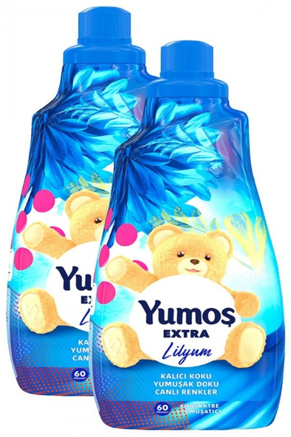 Yumoş Extra Konsantre Yumuşatıcı Lilyum Çiçeği 1440 ml x 2 Adet