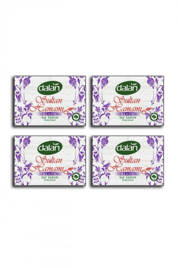 Dalan Sultan Hamamı Klasik Saf Beyaz Sabun 4 X 125 Gr 4 Adet ürün görseli