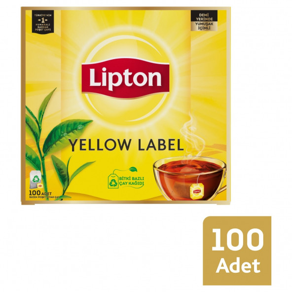 Lipton Yellow Label Bardak Poşet 100 lü 200 Gr