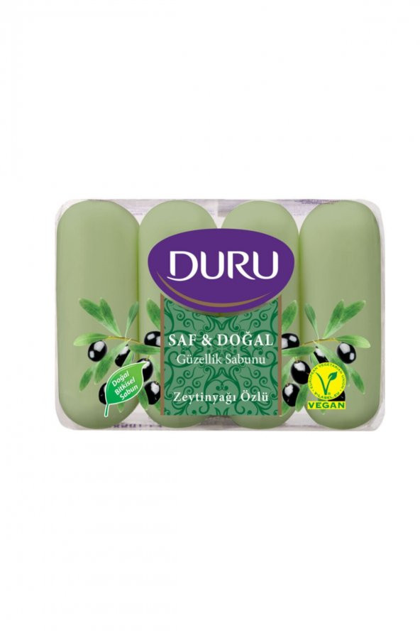 Duru Saf & Doğal Kaynaklı Zeytinyağı Özlü 16 Adet Güzellik Sabunu 4x280gr ürün görseli