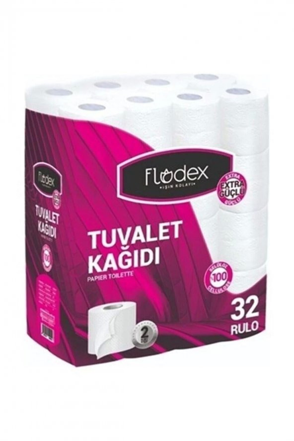 Flodex Tuvalet Kağıdı Çift Katlı 32 Li Pk (extra Güçlü Serisi)