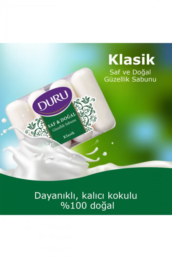 Duru Saf & Doğal Kaynaklı Klasik 16 Adet Güzellik Sabunu 4x280gr - 3