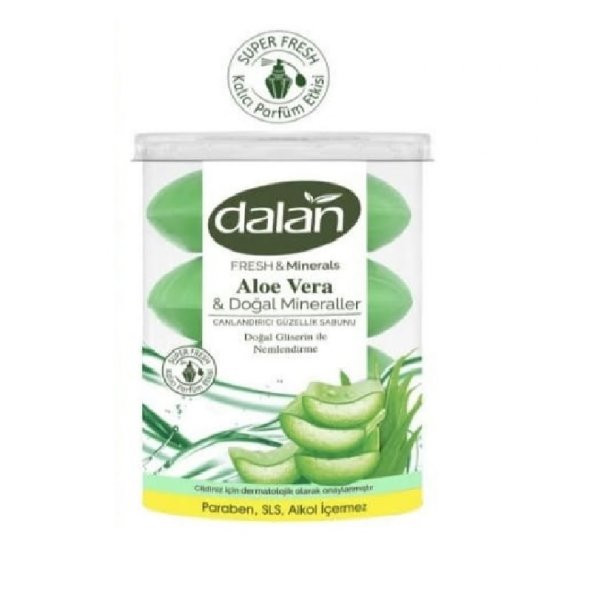 Dalan Fresh Minerals Duş Sabunu Aloe Vera 4 x 110 Gr x 4 Paket - 2