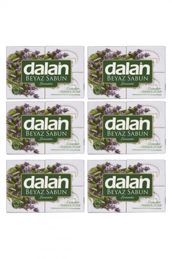 Dalan Geleneksel Saf Beyaz Sabun Lavanta 600 Gr x 6 Adet - 1