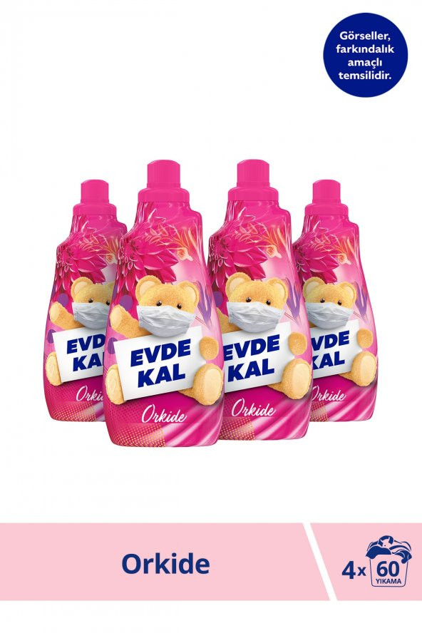 Yumoş Extra Yumuşatıcı Yabani Orkide & Yasemin 60 Yıkama - 4lü Paket
