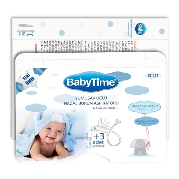 Babytime Yumuşak Uçlu Burun Aspiratörü