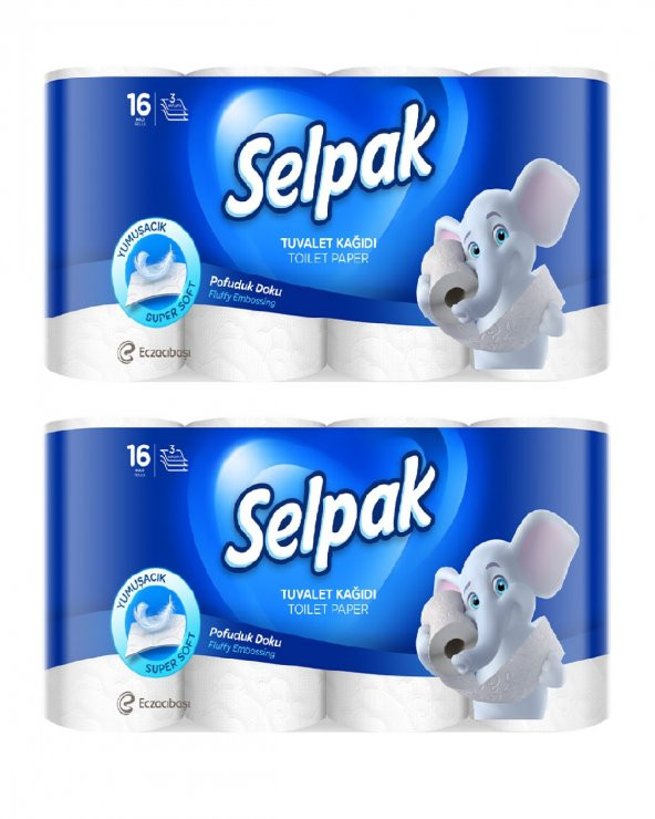 Selpak Tuvalet Kağıdı Hijyen 16 lı x 2 Adet - 2