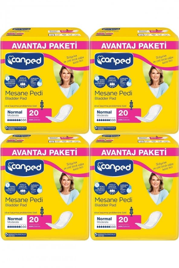 Canped Mesane Pedi Avantaj Pk Klasik M Orta Boy Normal 80 Adet - 1