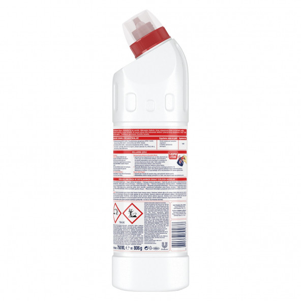 Domestos Yoğun Kıvamlı Çamaşır Suyu Kar Beyazı Maksimum Hijyen 750 ML - 7