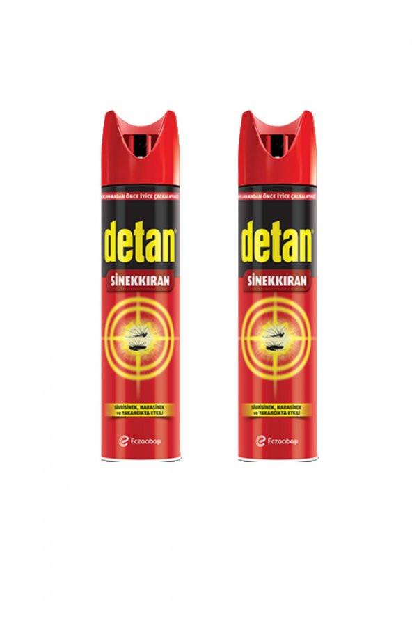 Detan 2 Adet Sinek kıran Sinek Ilacı 275ml