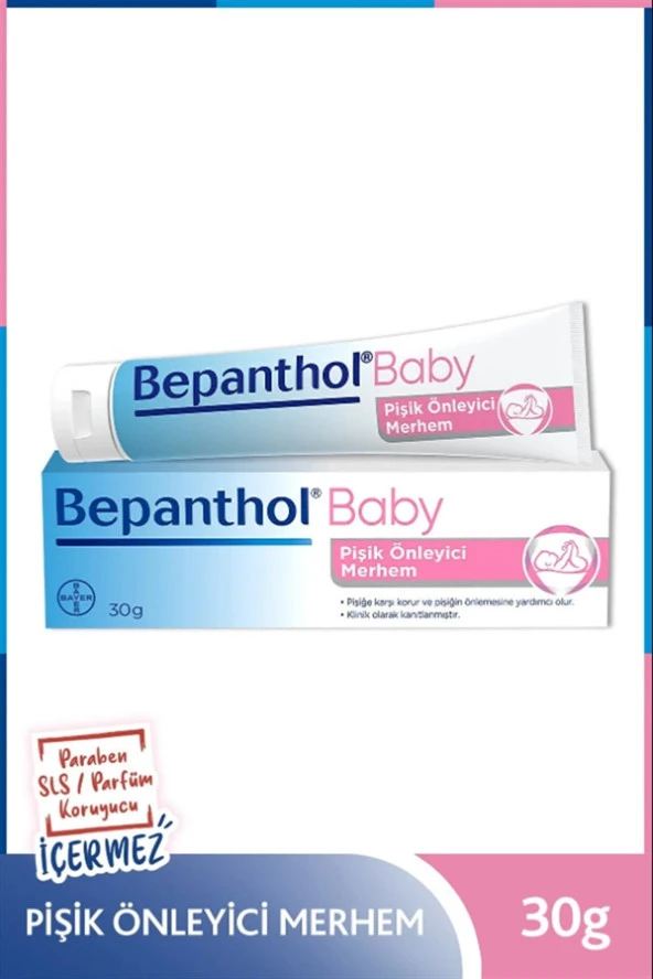Bepanthol Provitamin B5 Içeren Baby Pişik Önleyici Merhem 30 gr X3 Adet