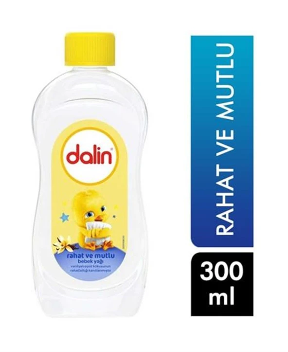 Dalin Rahatlatıcı Vanilya Kokulu Bebek Yağı 300 Ml