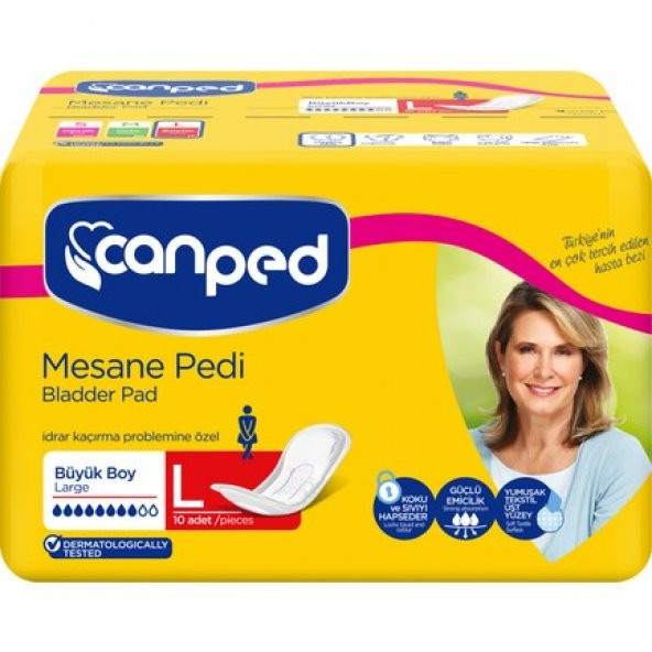 Canped Mesane Pedi Büyük 10 lu