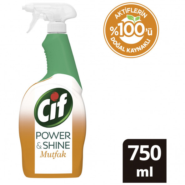 CİF Power Shine Mutfak Sprey 750 ml