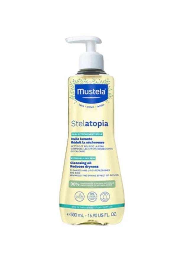 Mustela MUSTELA Stelatopia Huile Lavante Cleansing Oil 500 Ml