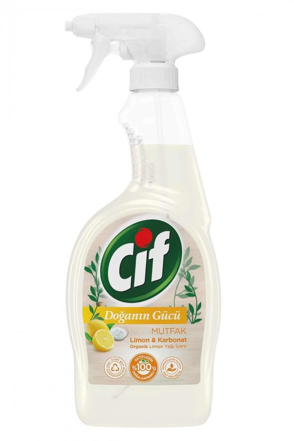 Cif Doğanın Gücü Mutfak Sprey Temizleyici 750 Ml