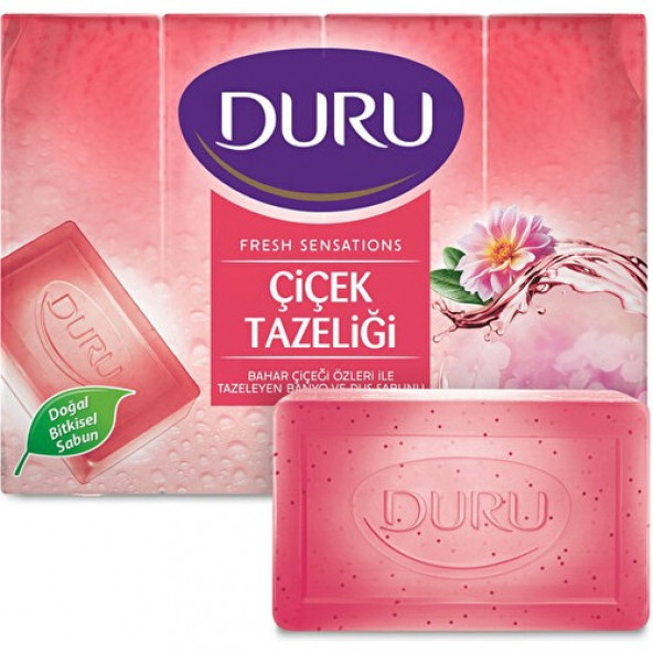 Duru Fresh Sensations Çiçek Tazeliği 4 Adet Duş Sabunu 600Gr