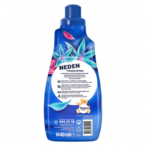 Yumoş Extra Konsantre Yumuşatıcı Lilyum Çiçeği 1440 ml - 3