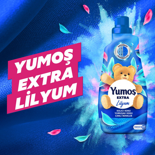 Yumoş Extra Konsantre Yumuşatıcı Lilyum Çiçeği 1440 ml - 4