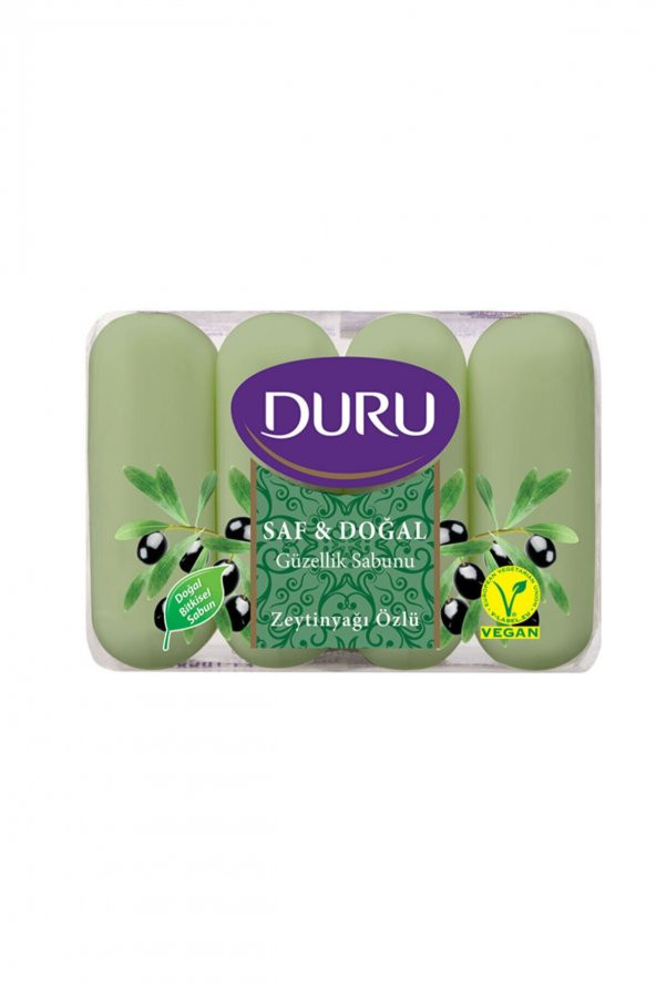 Duru Saf & Doğal Kaynaklı Zeytinyağı Özlü 8 Adet Güzellik Sabunu 2x280gr - 2