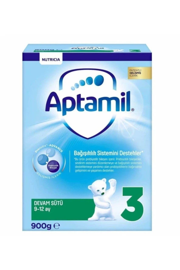 Aptamil Aptamil 3 Devam Sütü 900 Gr 2li Paket 9-12 Ay