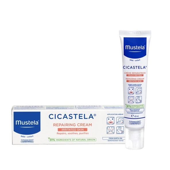 Mustela Onarıcı Bakım Kremi Cicastela Repairing Cream 40ml 2 Adet