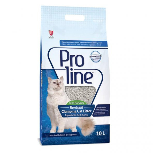 Pro Line Naturel Parfümsüz Kedi Kumu 10 Lt