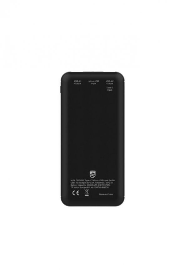 Philips Powerbank Ultra Compact 10000 Mah Dlp Seri Dlp1810nb/62 Taşınabilir Şarj Cihazı Çift Usb Çıkışı - 2