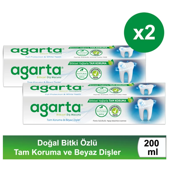 Doğal Bitki Özlü Florürsüz Diş Macunu 100 Ml/130 Gr X 2 Adet