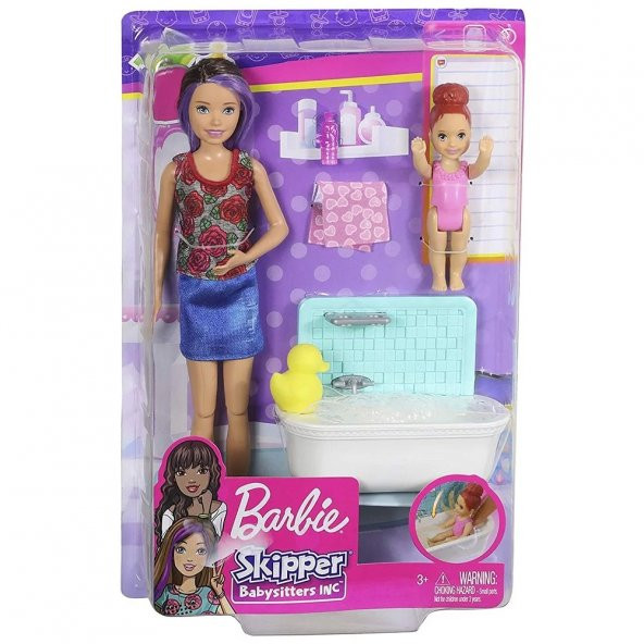 Barbie Bebek Bakıcılığı Oyun Seti FXH05