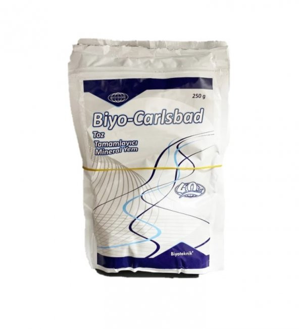 Biyoteknik Biyo-Carlsbad  Tamamlayıcı Minarel Yem 250 Gr 8693439701420